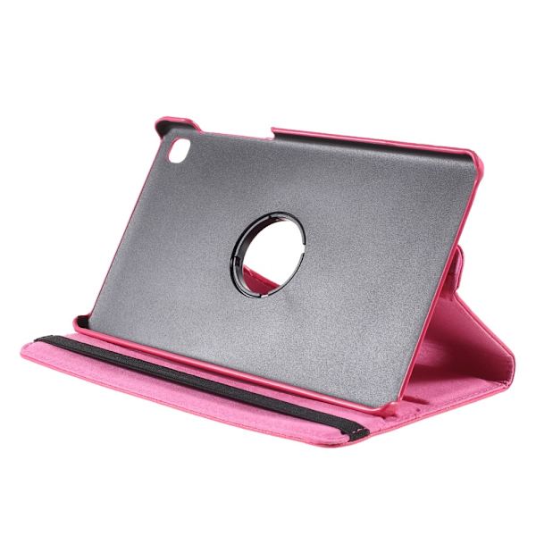 SKALO Samsung Tab A7 Lite 360 Litchi Suojakotelo - Cerise Cerise