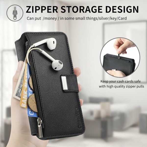 SKALO Samsung A16 CASENEO MW-02 Flip Cover - Sort Black