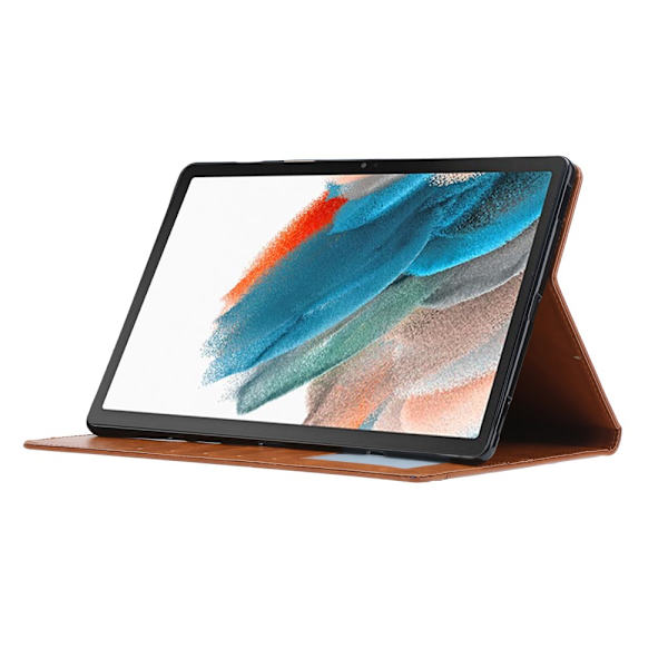 SKALO Samsung Tab A8 10.5 (2021/2022) PU-læder Flip Cover - Brun Brown