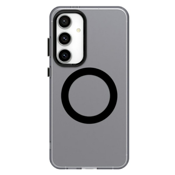 SKALO Samsung S25 Candy Series Hybrid Suojakuori - Musta Black