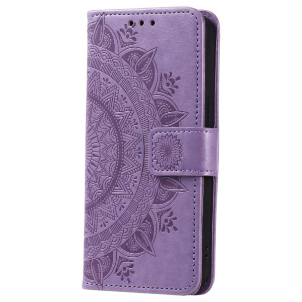 SKALO Sony Xperia 5 V Mandala Flip Cover - Lilla Purple