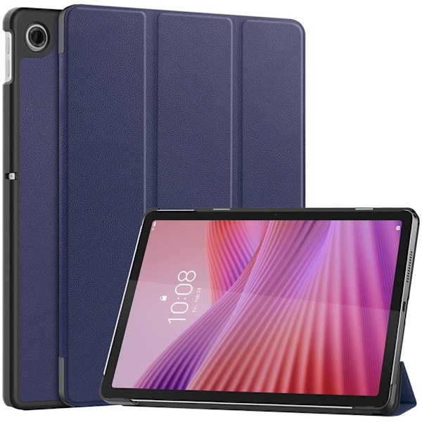 SKALO Lenovo Tab 10.1" Trifold Fodral - Mörkblå Mörkblå
