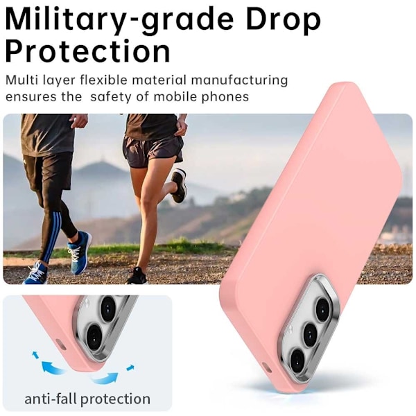 SKALO Samsung S25 Color TPU Metalli Suojakuori - Pinkki Pink