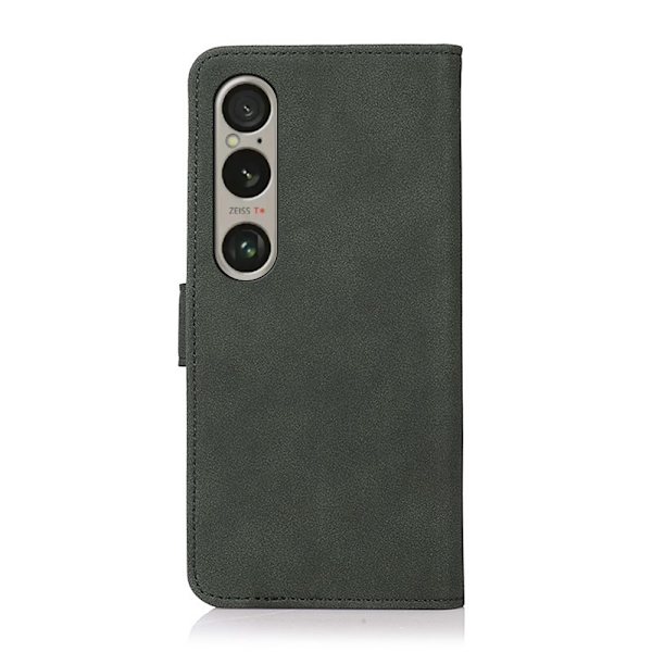 SKALO Sony Xperia 1 VI KHAZNEH Plånboksfodral i PU-Läder - Grön Grön