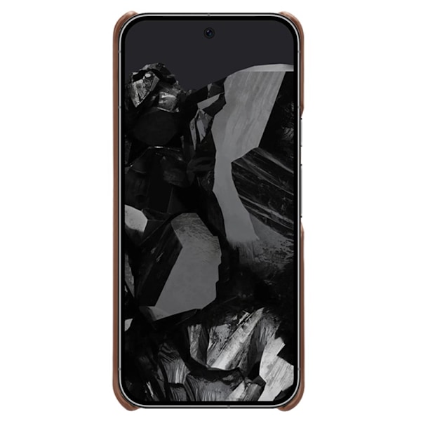 SKALO Google Pixel 9 Pro XL PU-læder Cover med Pung - Brun Brown