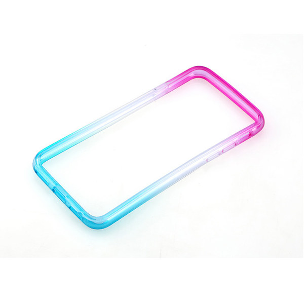 Gradient färgade Bumper till iPhone 6/6S - Olika färger MultiColor Lila/Gul