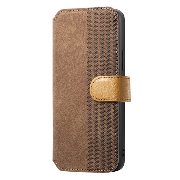 SKALO Samsung A26 5G SW-01 Retro PU-Läder Plånboksfodral - Brun Brun