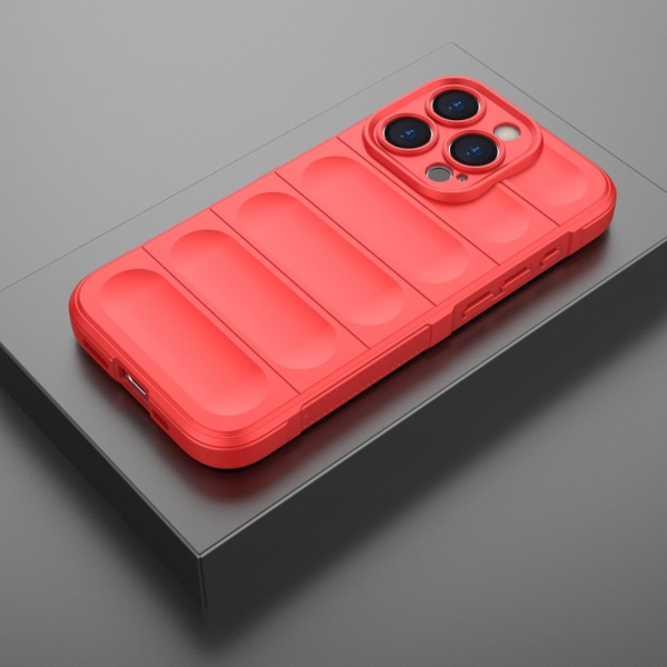 SKALO iPhone 15 Pro Max Rugged Bumpers TPU-suojakuori Red