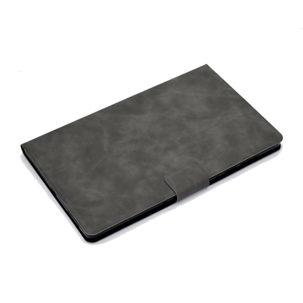 SKALO iPad 11" (2025) PU-nahkainen Lompakkokotelo - Harmaa Grey