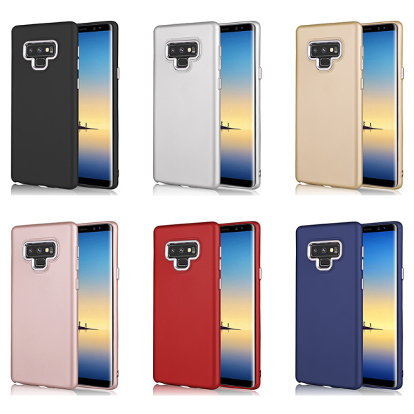 Samsung Note 9 | TPU Shell Metal Buttons - flere farver Black