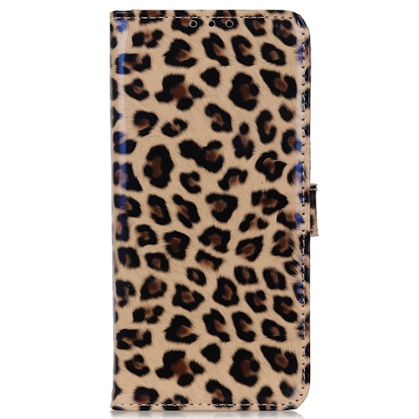 SKALO Motorola Edge 30 Ultra 5G Leopardmønstret pungetui i PU-læder Multicolor