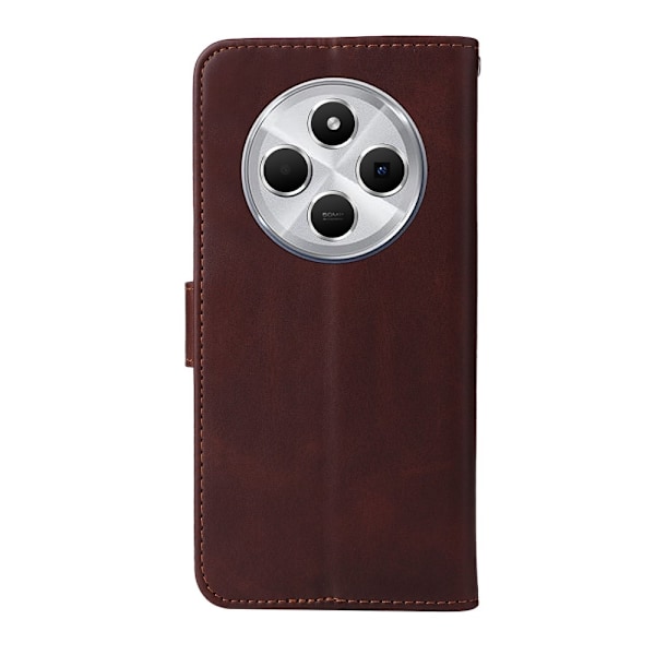 SKALO Xiaomi Redmi 14C PU-læder Pungetui - Vælg farve Brown