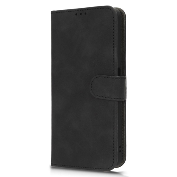 SKALO OnePlus Nord CE 3 Lite 5G Matt PU-læderpungetui - Sort Black