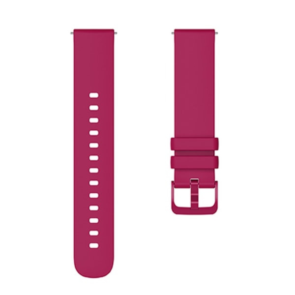SKALO Silikonarmband till Samsung Watch 4 Classic 46mm - Fler fä Vin, röd