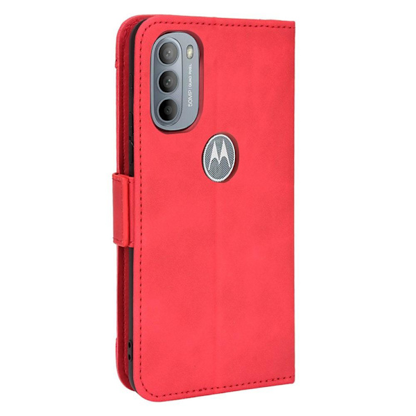 SKALO Moto G31 / G41 6-FACK Plånboksfodral - Röd Red