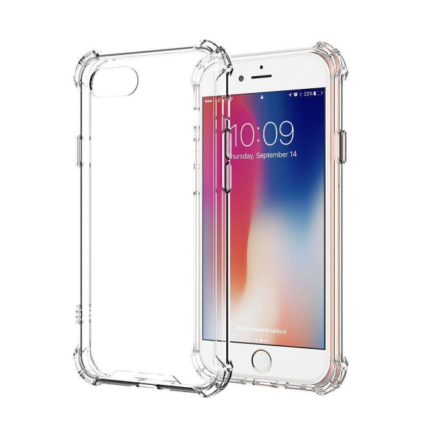 SKALO iPhone SE (2020/2022) Erittäin vahva TPU-kuori Transparent