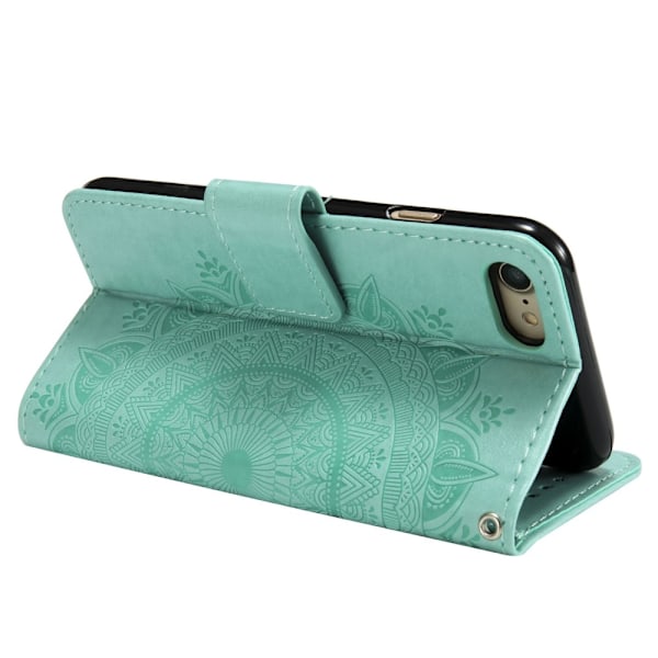 SKALO iPhone 16e Mandala Flip Cover - Turkis Turquoise