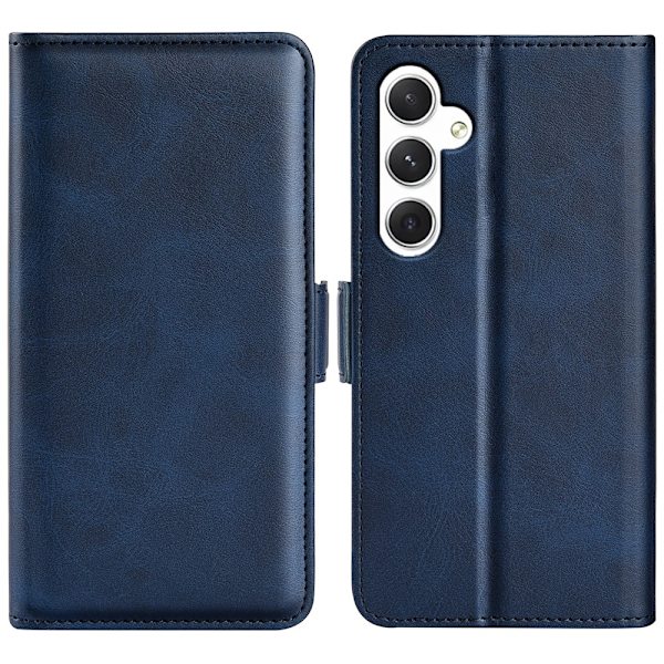 SKALO Samsung S24 Premium Wallet Lompakkokotelo - Sininen Blue
