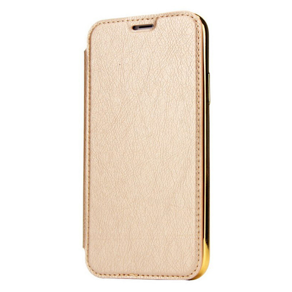 SKALO iPhone 11 Pro Max Flip Cover TPU Ultratyndt - Vælg farve Gold