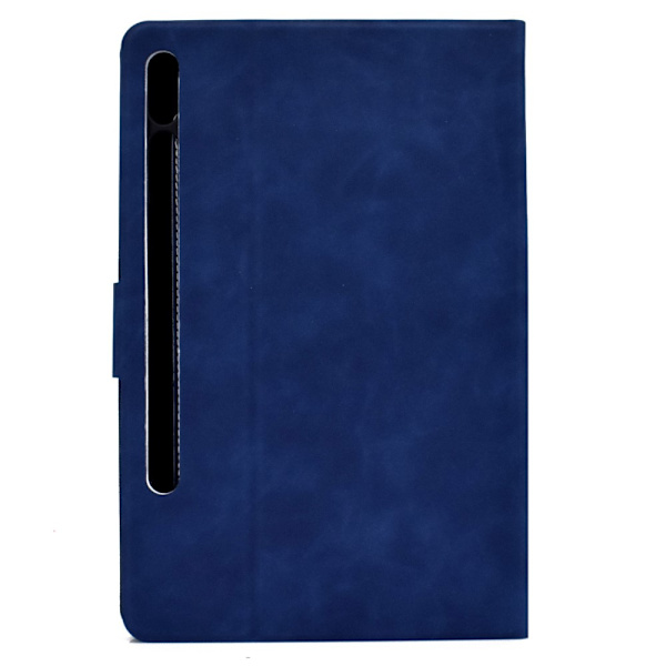 SKALO Samsung Tab S7/S8 PU-læder Flip Cover - Blå Blue