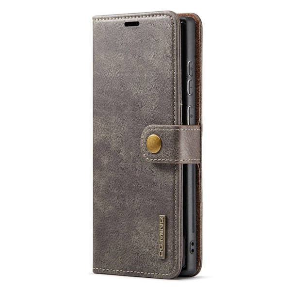DG MING Samsung S25 Ultra 2-i-1 Magnet Plånboksfodral - Grå grå