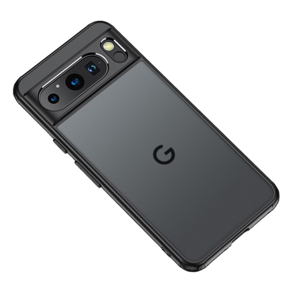 SKALO Google Pixel 8 Pro TPU Clear Hybrid Cover - Sort Black