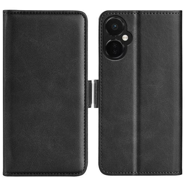 SKALO OnePlus Nord CE 3 Lite 5G Premium Wallet Flip Cover - Sort Black