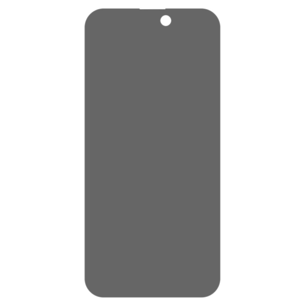 SKALO iPhone 15 Pro Privacy Skärmskydd Härdat Glas - Svart Svart