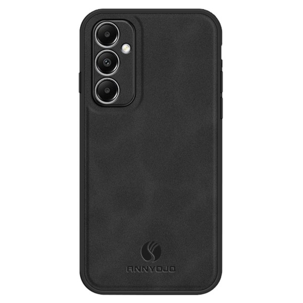 SKALO Samsung A05s 4G ANNYOJO PU læder Cover - Sort Black
