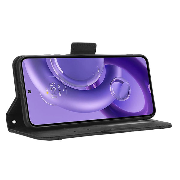 SKALO Motorola Edge 30 Neo 5G 6-RUM Pungetaske - Sort Black