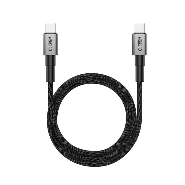 Tech-Protect UltraBoost DNA MagTwist USB-C-kabel 100W 2m - Iron Grey grå