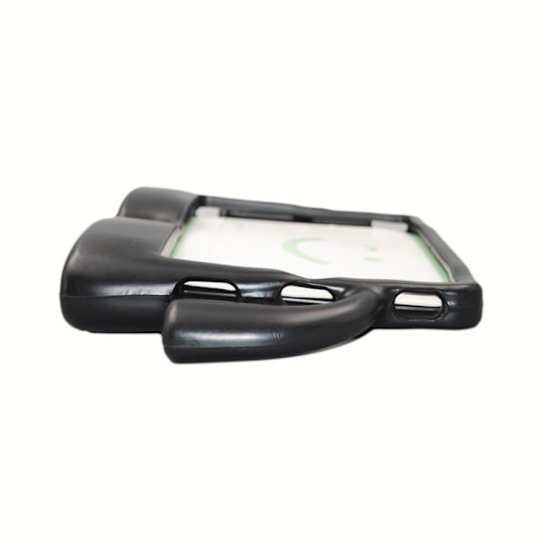 SKALO iPad 10.2 3D Cartoon lapsen Kuori - Musta Black
