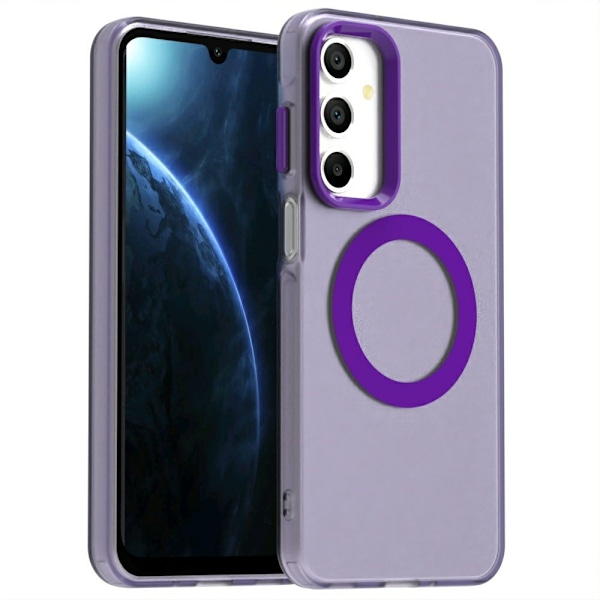 SKALO Samsung A16 Candy Series Hybrid Suojakuori - Violetti Purple