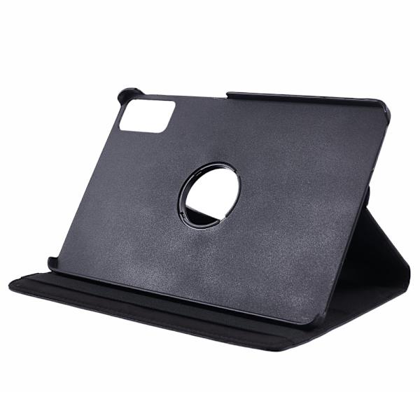 SKALO Xiaomi Redmi Pad SE 360 Litchi Fodral - Svart Svart