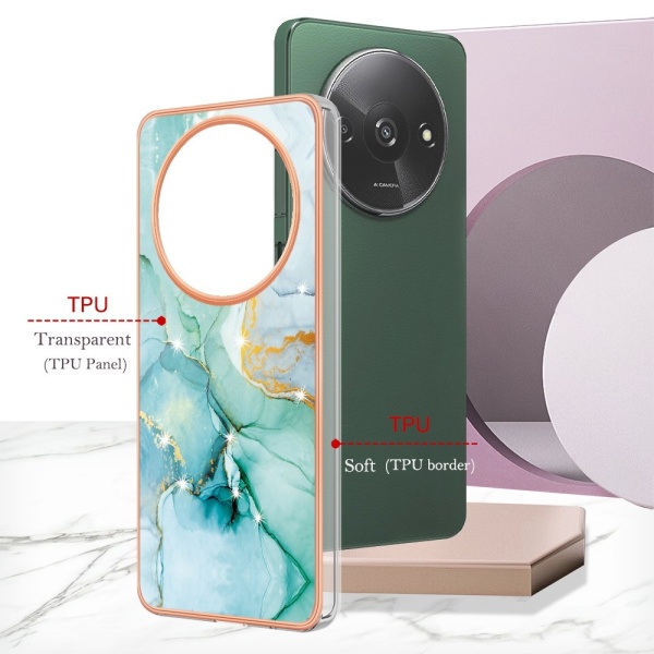 SKALO Xiaomi Redmi A3 Marmor TPU-cover - #4 Multicolor