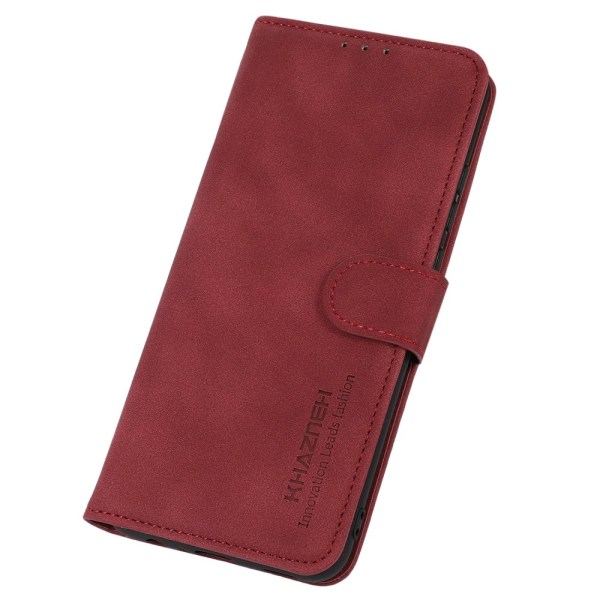 SKALO Motorola ThinkPhone 5G KHAZNEH Plånboksfodral i PU-Läder - Röd