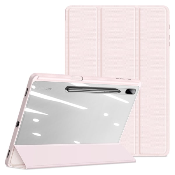 DUX DUCIS Samsung Tab S7+/S7 FE/S8+ TOBY Series Trifold Fodral - Rosa