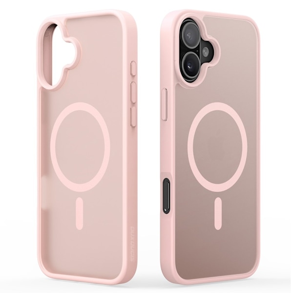 DUX DUCIS iPhone 16 Yind Series Matt Finish Skal - Rosa Rosa