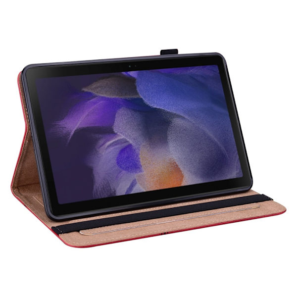 SKALO Samsung Tab A8 PU-læder Flip Cover - Rød Red