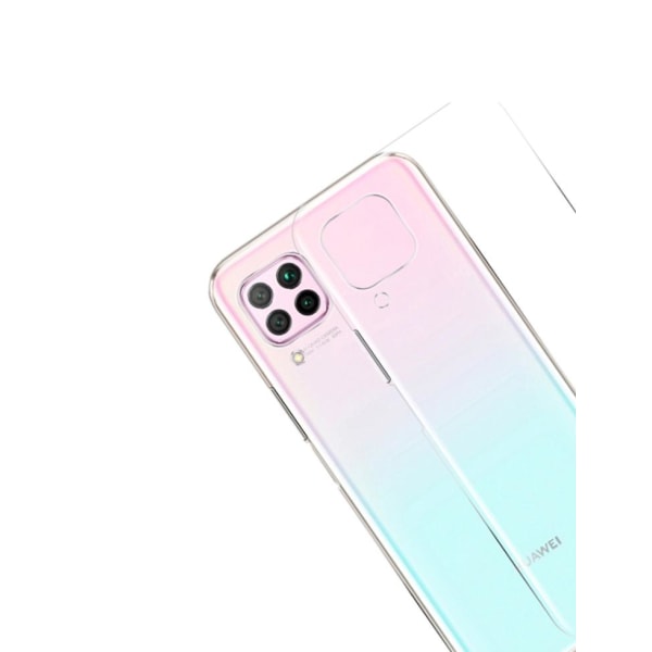 Läpinäkyvä silikoninen TPU-suojus Huawei P40 Lite -puhelimelle Transparent