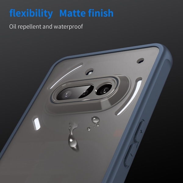 SKALO Nothing Phone (3a) 5G Color Bumper Frosted Skal - Blå Blå