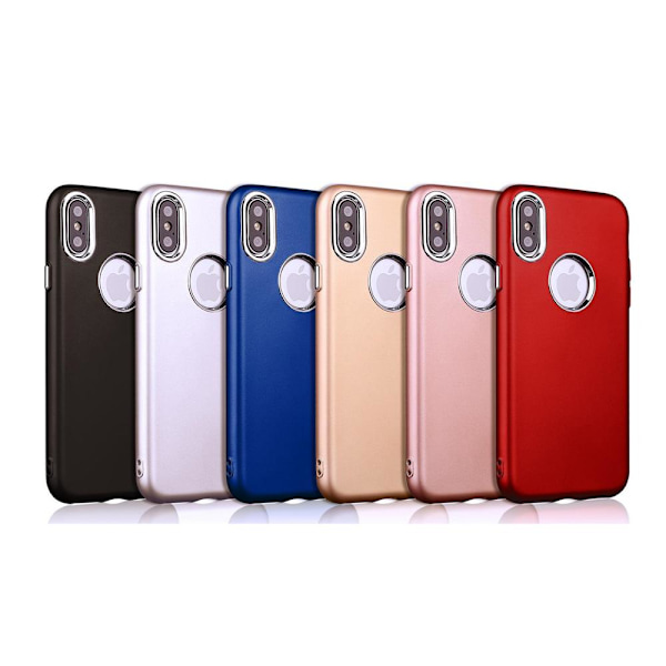 iPhone Xs Max | TPU-Skal Metallknappar Blue