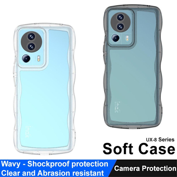 IMAK Xiaomi 13 Lite Extra strong Wave TPU-skal - Svart Svart
