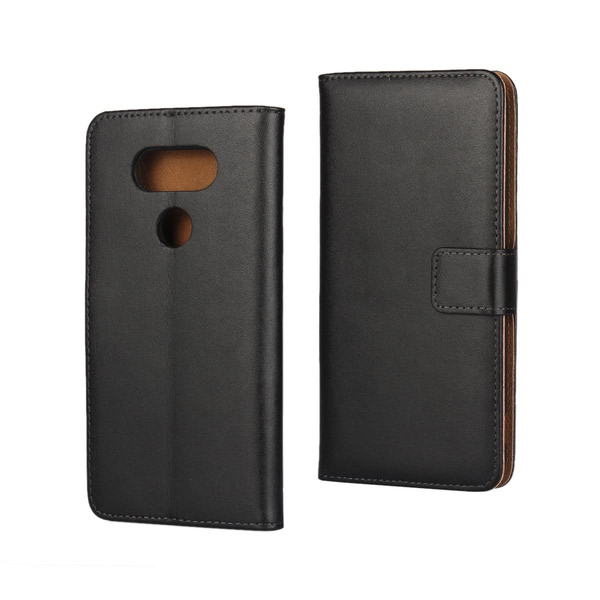 Plånboksfodral Äkta Skinn LG G5 Pink