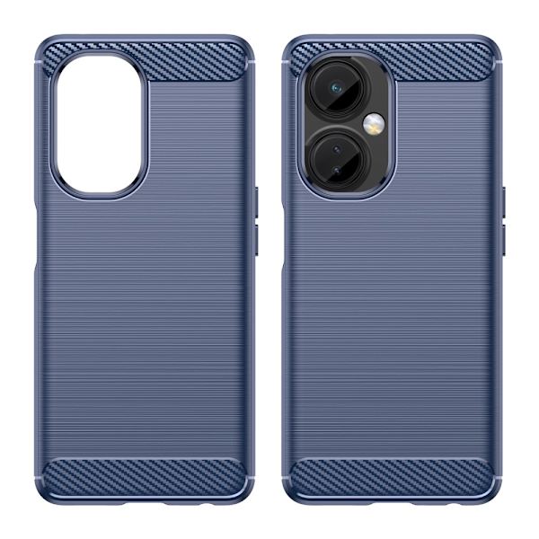 SKALO OnePlus Nord CE 3 Lite 5G Armor Carbon Stöttåligt TPU-skal - Fler färger Blå