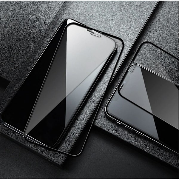 SKALO iPhone XR FULL-FIT Hærdet Glas Skærmbeskyttelse Black