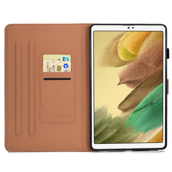 SKALO Samsung Tab A7 Lite PU-Läder Fodral - Rosa Rosa