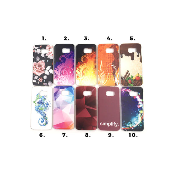 Skal med motiv Samsung S6 Edge MultiColor #9