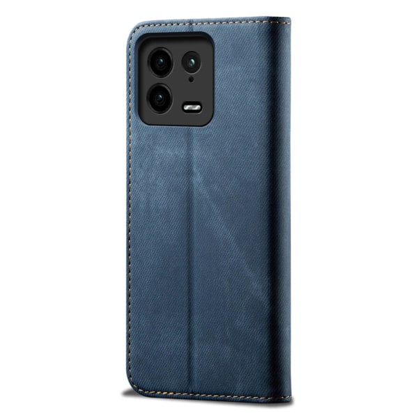 SKALO Xiaomi 13 Pro 5G Jeans Flip Cover - Blå Blue