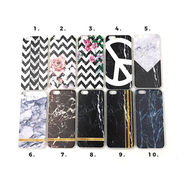 Skal med motiv iPhone 6/6S MultiColor Motiv 1